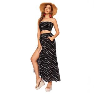 Polka Dot 2 Piece Set with Pockets